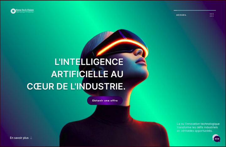 NovaTech Vision Website